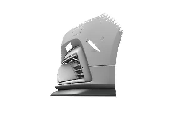 CSR Frontspoiler | Cup-Spoilerlippe mit ABE für Volvo S90 / V80 R-Design CSL015-S strukturiert schwarz matt (keine Lackierung erforderlich)