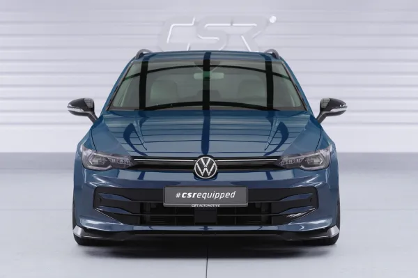 CSR Frontspoiler | Cup-Spoilerlippe mit ABE für VW Golf 8 CSL940-S strukturiert schwarz matt (keine Lackierung erforderlich)
