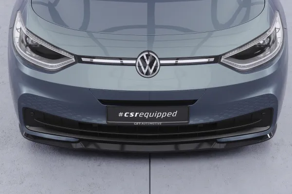 CSR Frontspoiler | Cup-Spoilerlippe mit ABE für VW ID3 CSL528-L Lackierung erforderlich (unlackiert roh)