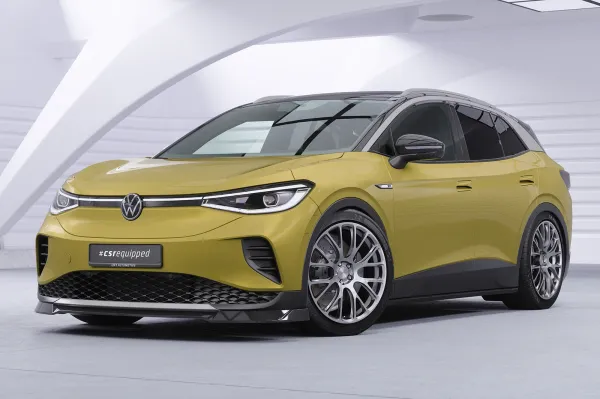 CSR Frontspoiler | Cup-Spoilerlippe mit ABE für VW ID.4 Pure und Pro CSL816-L Lackierung erforderlich (unlackiert roh)