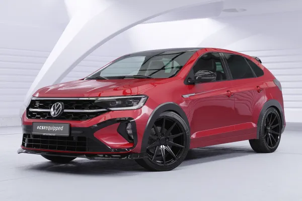 CSR Frontspoiler | Cup-Spoilerlippe mit ABE für VW Taigo (Typ CS) CSL924-L Lackierung erforderlich (unlackiert roh)