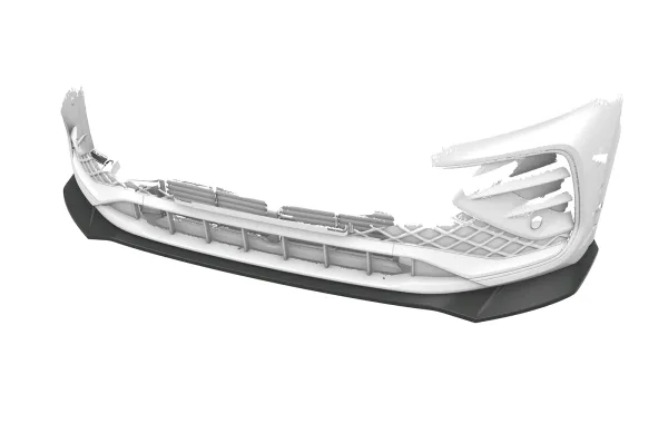 CSR Frontspoiler | Cup-Spoilerlippe mit ABE für VW Tiguan 3 R-Line CSL954-S strukturiert schwarz matt (keine Lackierung erforderlich)