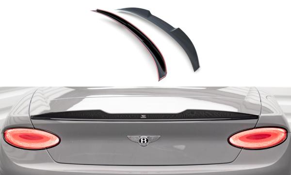Maxton Design 3D Spoiler CAP für Bentley Continental Convertible GT Mk3 schwarz Hochglanz
