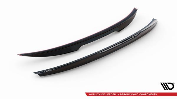 Maxton Design 3D Spoiler CAP für Bentley Continental Convertible GT Mk3 schwarz Hochglanz
