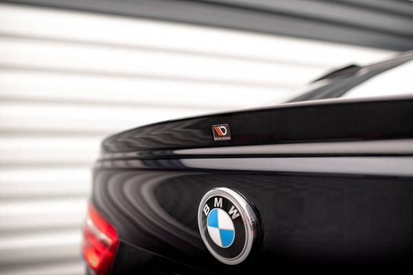 Maxton Design 3D Spoiler CAP V.2 für BMW X6 F16 M-Paket / X6 M F86 schwarz Hochglanz