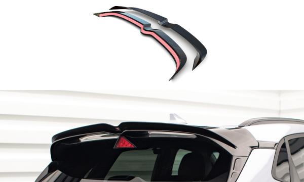 Maxton Design Spoiler CAP für Hyundai Kona N Mk1 schwarz Hochglanz