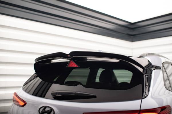 Maxton Design Spoiler CAP für Hyundai Kona N Mk1 schwarz Hochglanz
