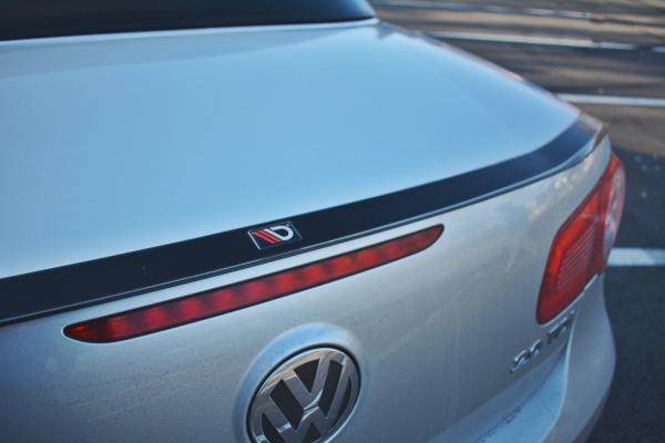 Maxton Design Spoiler CAP für VW EOS schwarz Hochglanz