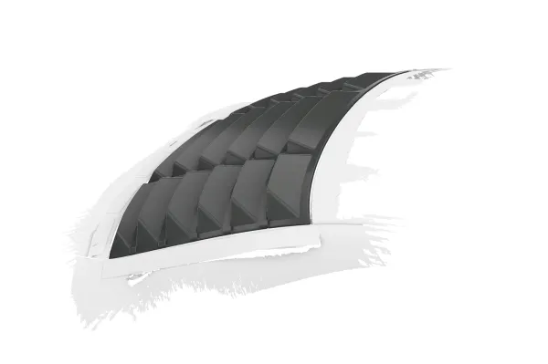 CSR Heckscheibenblende mit ABE für Audi A3 / S3 / RS3 (8V) Limousine HSB139-G Glossy schwarz Hochglanz (keine Lackierung erforderlich)