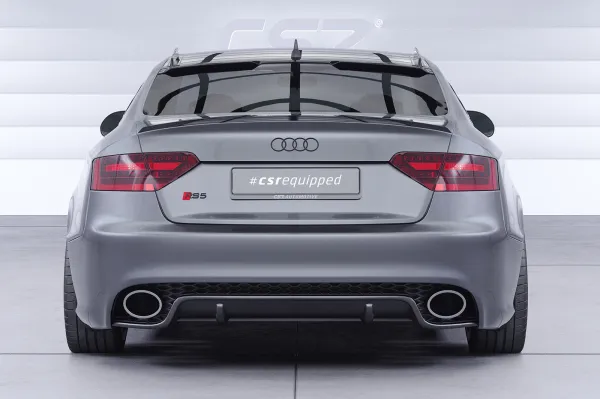 CSR Heckscheibenblende für Audi A5 / S5 / RS5 (8T) Coupe HSB141-C Carbon Look Hochglanz (keine Lackierung erforderlich)