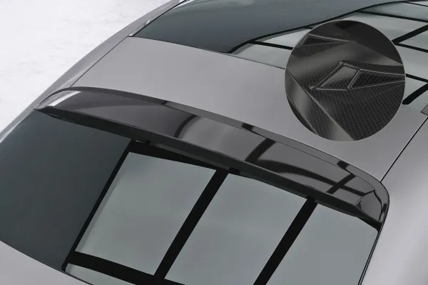 CSR Heckscheibenblende mit ABE für Mercedes-Benz C-Klasse (W206) Limousine HSB104-C Carbon Look Hochglanz (keine Lackierung erforderlich)