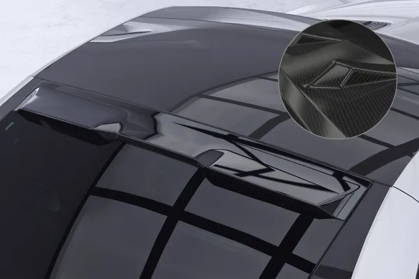 CSR Heckscheibenblende mit ABE für Mercedes-Benz SLK / SLC (R172) Roadster HSB124-C Carbon Look Hochglanz (keine Lackierung erforderlich)