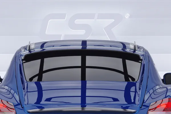 CSR Heckscheibenblende mit ABE für Porsche Cayman 987C HSB102-S strukturiert schwarz matt (keine Lackierung erforderlich)