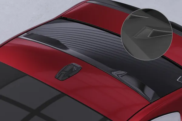 CSR Heckscheibenblende mit ABE für BMW 7er / i7 G70 Limousine HSB121-L Lackierung erforderlich (unlackiert roh)