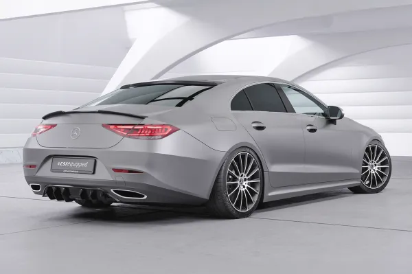 CSR Heckscheibenblende mit ABE für Mercedes-Benz CLS (C257) HSB094-G Glossy schwarz Hochglanz (keine Lackierung erforderlich)