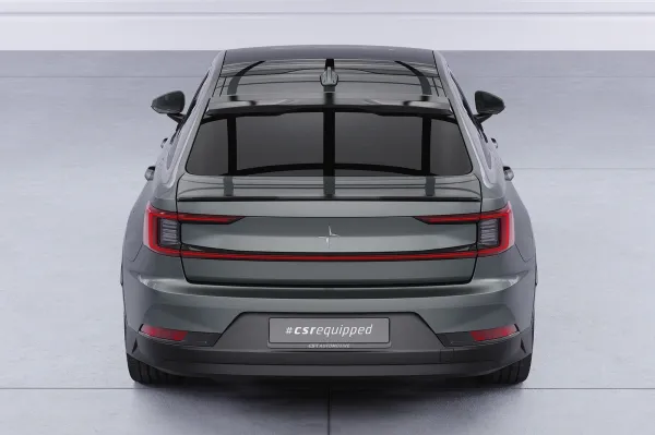 CSR Heckscheibenblende mit ABE für Polestar 2 HSB117-G Glossy schwarz Hochglanz (keine Lackierung erforderlich)