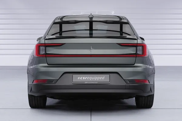 CSR Heckscheibenblende mit ABE für Polestar 2 HSB117-S strukturiert schwarz matt (keine Lackierung erforderlich)