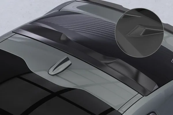 CSR Heckscheibenblende mit ABE für Polestar 2 HSB117-L Lackierung erforderlich (unlackiert roh)