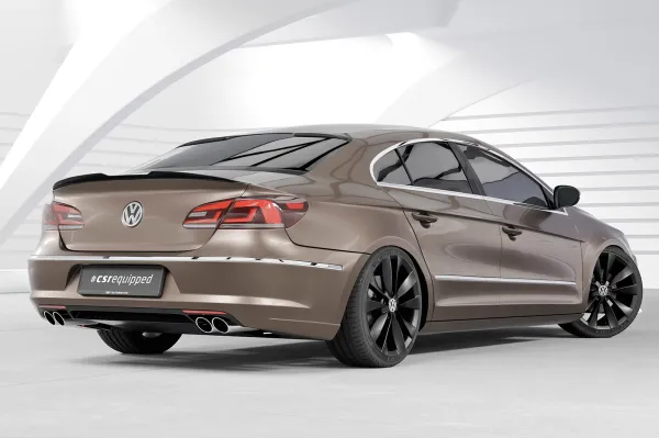 CSR Heckscheibenblende mit ABE für VW Passat CC / CC HSB084-G Glossy schwarz Hochglanz (keine Lackierung erforderlich)