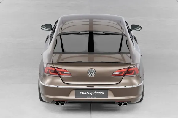 CSR Heckscheibenblende mit ABE für VW Passat CC / CC HSB084-C Carbon Look Hochglanz (keine Lackierung erforderlich)