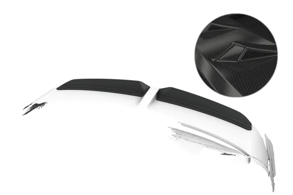 CSR Heckspoiler | Heckflügel für Cadillac Lyriq HF290-C Carbon Look Hochglanz (keine Lackierung erforderlich)