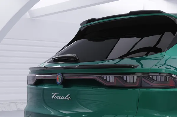 CSR Heckspoiler | Heckflügel mit ABE für Alfa Romeo Tonale HF194-C Carbon Look Hochglanz (keine Lackierung erforderlich)