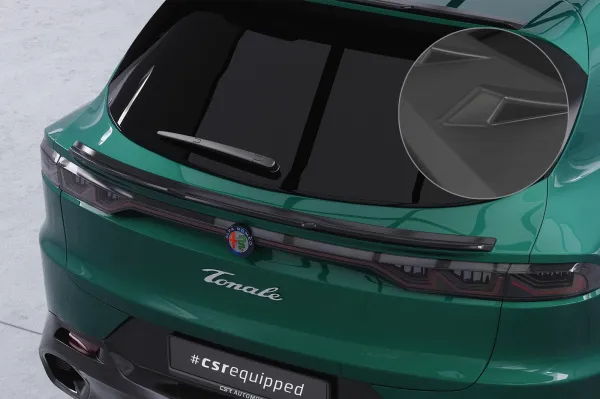 CSR Heckspoiler | Heckflügel mit ABE für Alfa Romeo Tonale HF194-L Lackierung erforderlich (unlackiert roh)