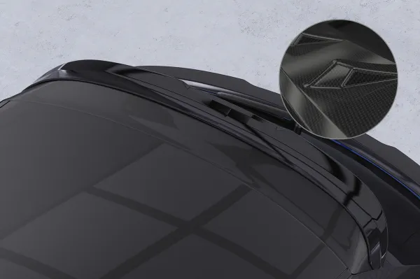 CSR Heckspoiler | Heckflügel mit ABE für Audi A1 8X Sportback HF790-C Carbon Look Hochglanz (keine Lackierung erforderlich)