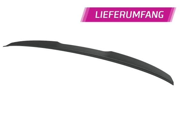 CSR Heckspoiler | Heckflügel mit ABE für Audi A3 8V Limousine HF302-L Lackierung erforderlich (unlackiert roh)