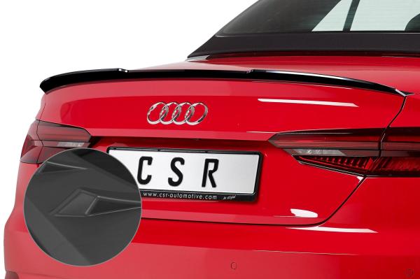 CSR Heckspoiler | Heckflügel mit ABE für Audi A5 F5 Cabrio HF628-L Lackierung erforderlich (unlackiert roh)