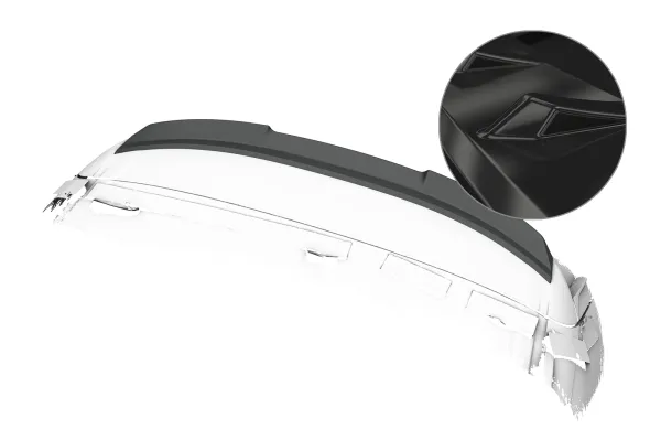 CSR Heckspoiler | Heckflügel mit ABE für Audi Q7 (4M) HF271-G Glossy schwarz Hochglanz (keine Lackierung erforderlich)