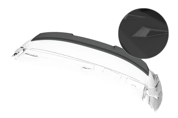 CSR Heckspoiler | Heckflügel mit ABE für Audi Q7 (4M) HF271-S strukturiert schwarz matt (keine Lackierung erforderlich)