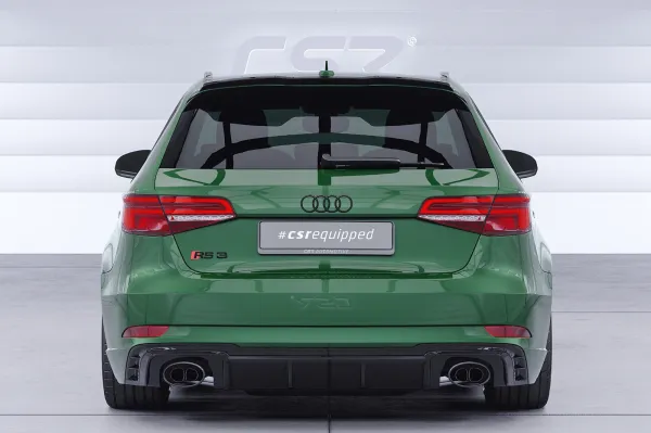 CSR Heckspoiler | Heckflügel mit ABE für Audi RS3 8V Sportback HF109-S strukturiert schwarz matt (keine Lackierung erforderlich)