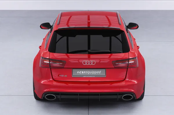 CSR Heckspoiler | Heckflügel mit ABE für Audi RS6 (C7) HF140-L Lackierung erforderlich (unlackiert roh)