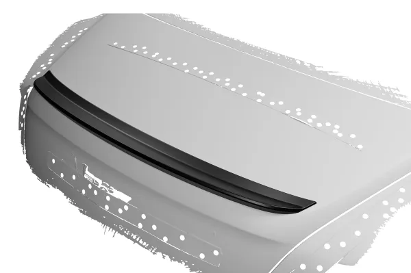 CSR Heckspoiler | Heckflügel mit ABE für Bentley Continental (2.Gen) HF334-S strukturiert schwarz matt (keine Lackierung erforderlich)