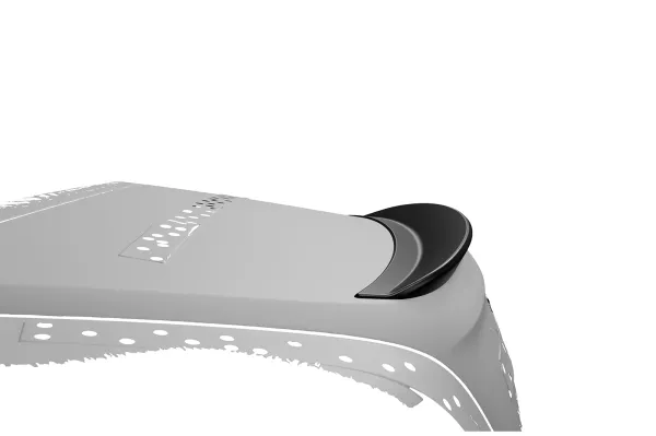 CSR Heckspoiler | Heckflügel mit ABE für Bentley Continental (2.Gen) HF334-C Carbon Look Hochglanz (keine Lackierung erforderlich)