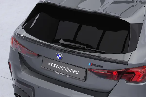 CSR Heckspoiler | Heckflügel mit ABE für BMW 1er F70 HF273-S strukturiert schwarz matt (keine Lackierung erforderlich)