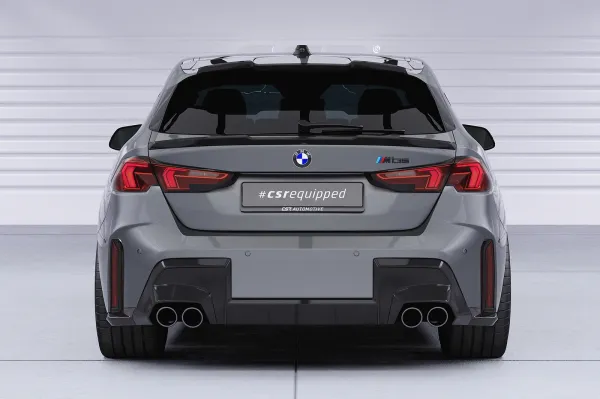 CSR Heckspoiler | Heckflügel mit ABE für BMW 1er F70 HF273-G Glossy schwarz Hochglanz (keine Lackierung erforderlich)