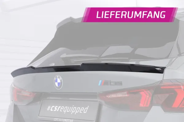 CSR Heckspoiler | Heckflügel mit ABE für BMW 1er F70 HF273-C Carbon Look Hochglanz (keine Lackierung erforderlich)