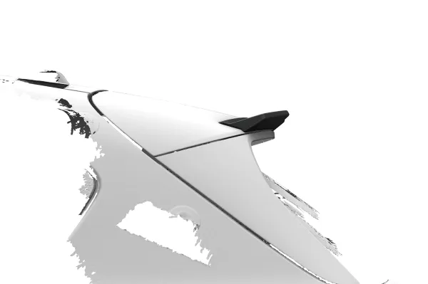 CSR Heckspoiler | Heckflügel mit ABE für BMW 1er F70 M-Paket HF274-C Carbon Look Hochglanz (keine Lackierung erforderlich)