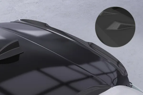 CSR Heckspoiler | Heckflügel mit ABE für BMW 3er E91 Touring HF113-S strukturiert schwarz matt (keine Lackierung erforderlich)