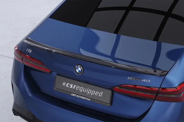 CSR Heckspoiler | Heckflügel mit ABE für BMW 5er / i5 G60 HF149-C Carbon Look Hochglanz (keine Lackierung erforderlich)