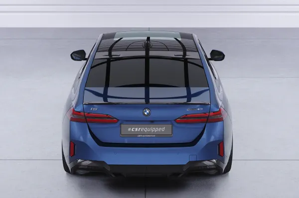 CSR Heckspoiler | Heckflügel mit ABE für BMW 5er / i5 G60 HF149-C Carbon Look Hochglanz (keine Lackierung erforderlich)