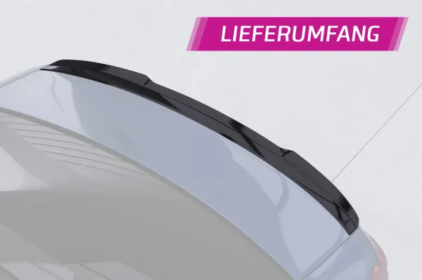 CSR Heckspoiler | Heckflügel mit ABE für BMW 5er / i5 G60 HF149-G Glossy schwarz Hochglanz (keine Lackierung erforderlich)