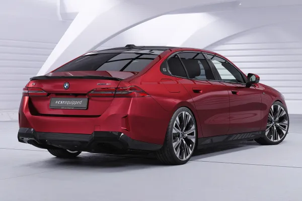 CSR Heckspoiler | Heckflügel mit ABE für BMW 5er / i5 G60 HF155-C Carbon Look Hochglanz (keine Lackierung erforderlich)