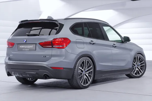 CSR Heckspoiler | Heckflügel mit ABE für BMW X1 F48 HF260-S strukturiert schwarz matt (keine Lackierung erforderlich)