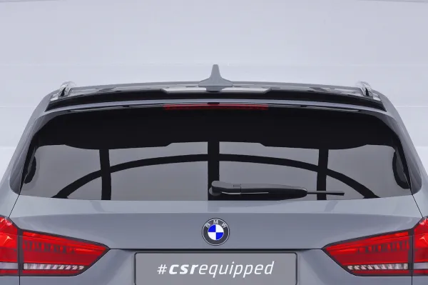 CSR Heckspoiler | Heckflügel mit ABE für BMW X1 F48 HF260-C Carbon Look Hochglanz (keine Lackierung erforderlich)