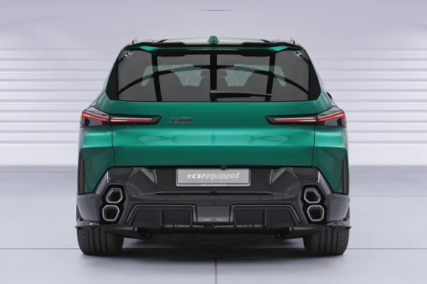 CSR Heckspoiler | Heckflügel mit ABE für BMW XM G09 HF247-C Carbon Look Hochglanz (keine Lackierung erforderlich)