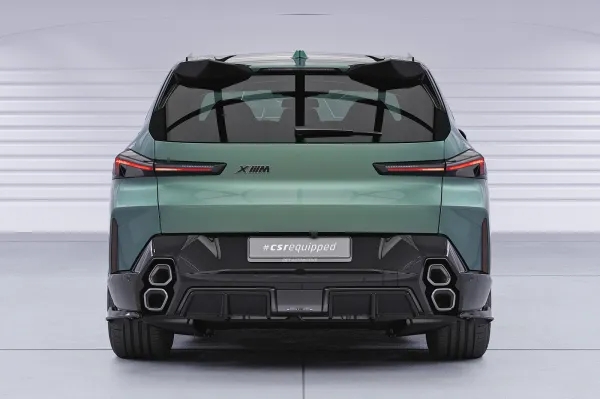 CSR Heckspoiler | Heckflügel mit ABE für BMW XM G09 HF256-C Carbon Look Hochglanz (keine Lackierung erforderlich)
