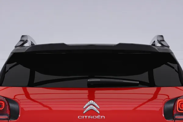 CSR Heckspoiler | Heckflügel mit ABE für Citroen C3 Aircross 2 HF148-S strukturiert schwarz matt (keine Lackierung erforderlich)